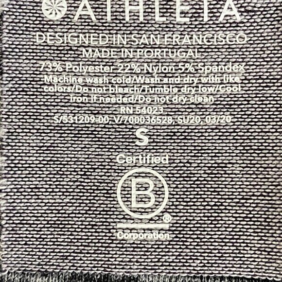 Athleta Impact Crop Tee Short Sleeve Seamless Gray NWT Women's Small - Picture 7 of 9
